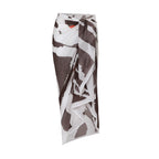 Into The Wild Zebra Print Resort Sarong