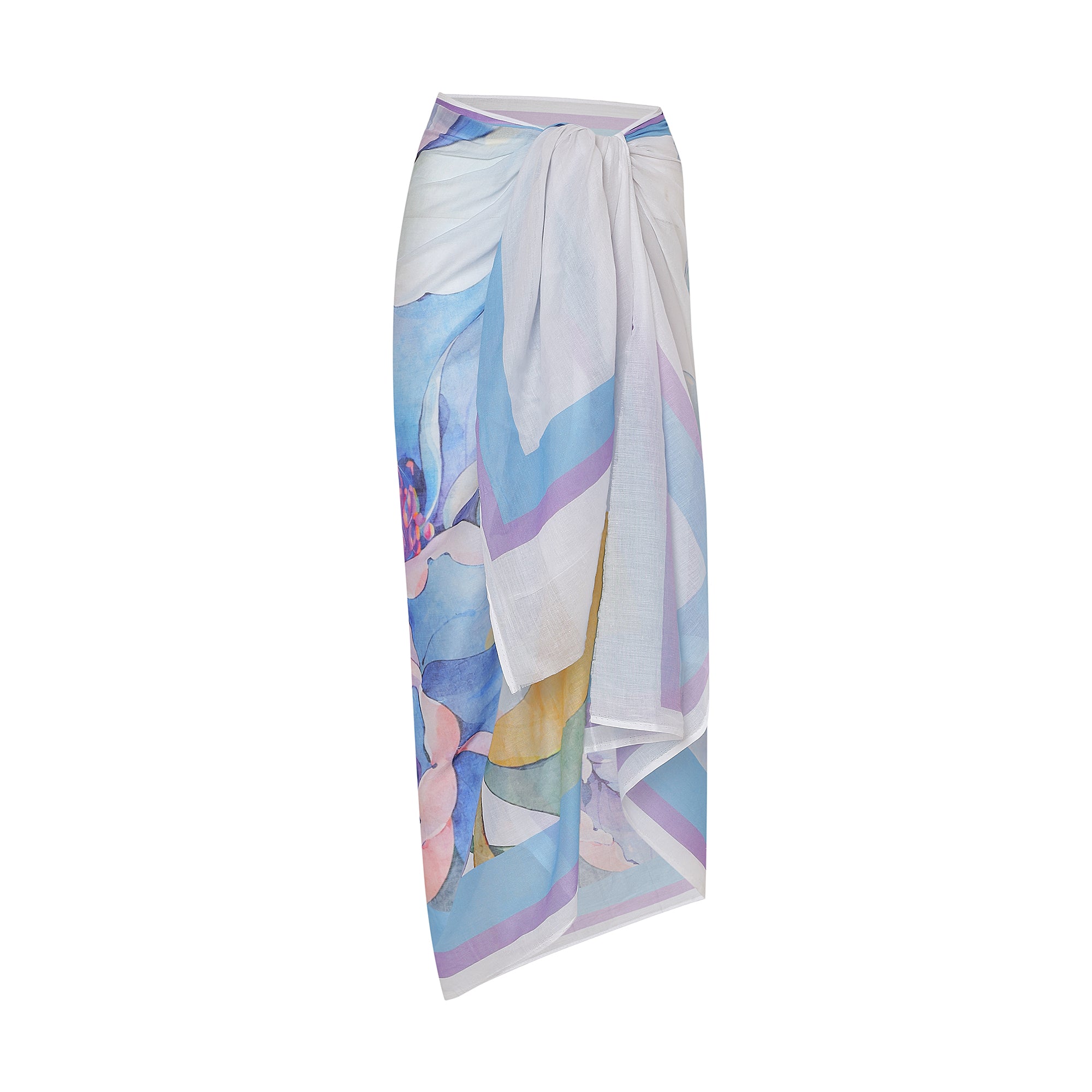 Fleur Botanical Print Resort Sarong