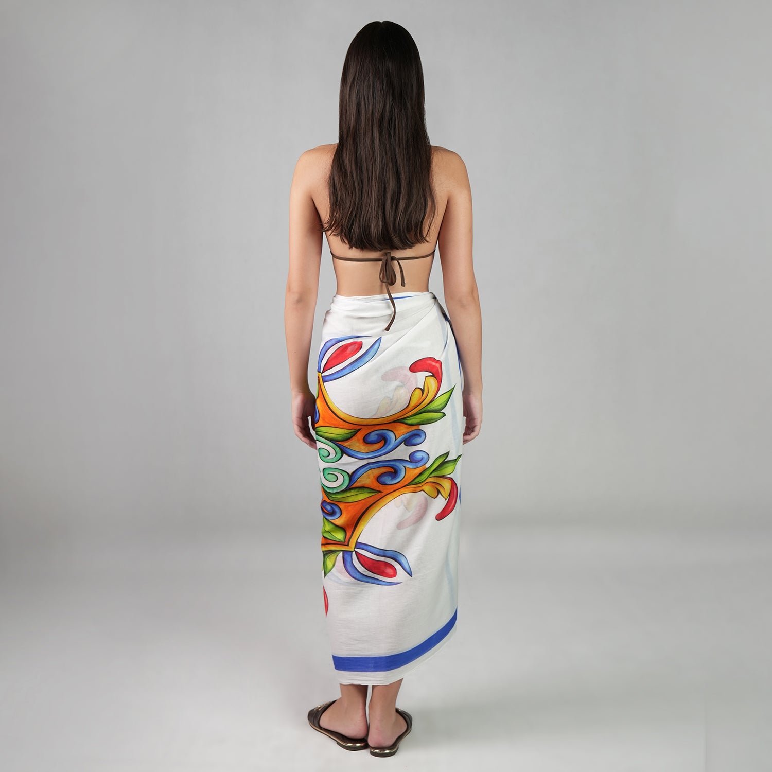 Majolica Mosaic Resort Sarong - Multicolour Motif