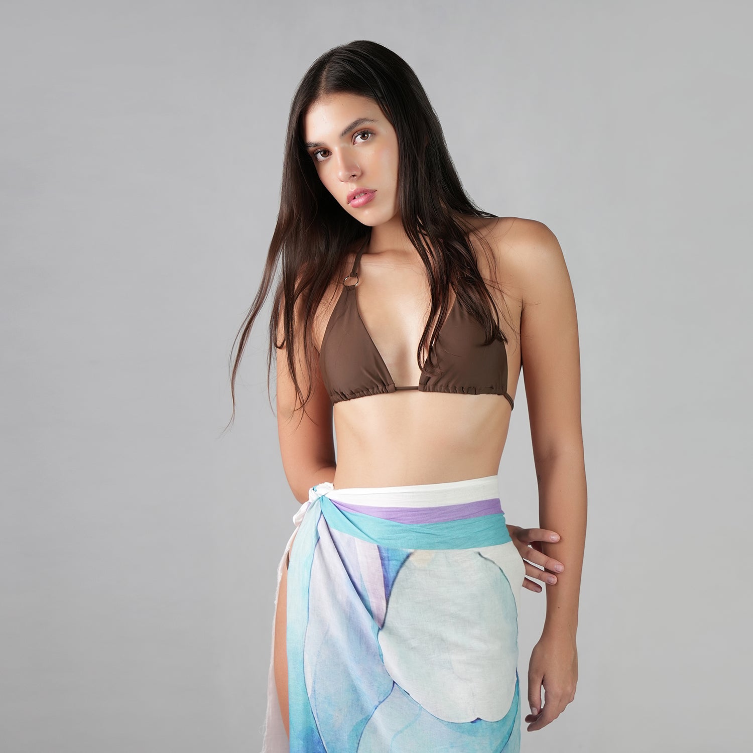 Fleur Botanical Print Resort Sarong
