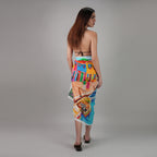Mediterranean Picnic Resort Sarong - Multicolour